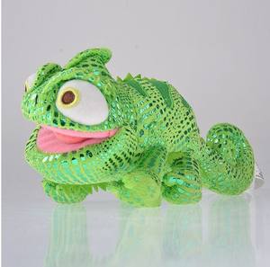 귀여운 애완 동물 <span class=keywords><strong>Pascal</strong></span> 카멜레온 도마뱀 견면 벨벳 장난감 박제 동물 Customsized - Product Image 5