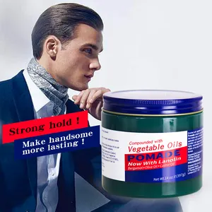 Oem Private Label beauty products Professional Customized Wax High Shining Long Lasting organic Styling Gel Hair Pomade for men