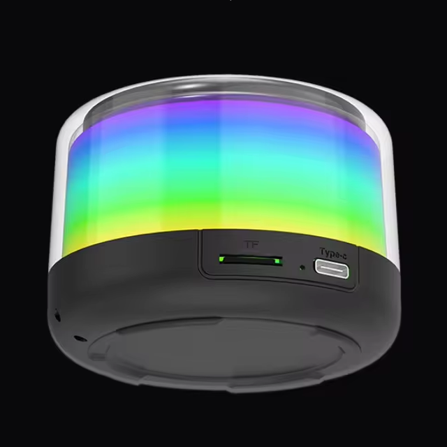 Portable Cheaper Wireless Bluetooth Speakers with LED Colorful Lights, Loud Sound, Small Bluetooth Speaker