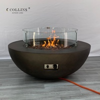 Mobilier d'extérieur de table de foyer de jardin de luxe CG001-23 pour le chauffage au gaz en béton pour une utilisation en extérieur