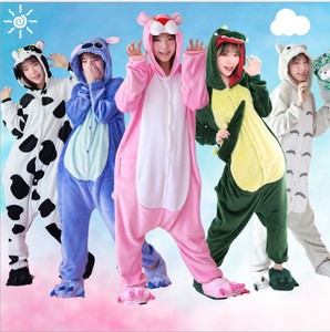 Einteiliger Tier-Pyjama Cosplay Tier-Homewear Schlafanzug Overall-Kostüm für Frauen und Männer - Product Image 1