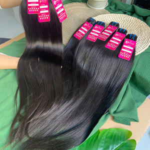 Оптовые поставщики необработанных бразильских, индийских и вьетнамских волос: 100% натуральные человеческие волосы с сохраненной кутикулой для наращивания и плетения. - Product Image 4