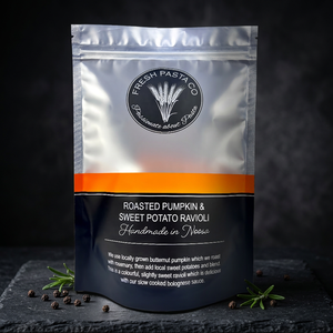Bolsa de empaque con cierre de cremallera Mylar, impresa digitalmente y personalizada, con MOQ bajo, a prueba de humedad, de calidad alimentaria, para refrigerios. - Product Image 1