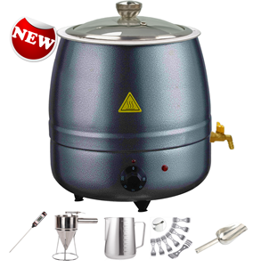 Dontalen 10L Kit per la produzione di candele in acciaio inossidabile macchina per la fusione elettrica della cera della candela per la casa - Product Image 6