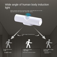 Nouvelle Lampe Murale Intelligente LED Rechargeable Transfrontalière à Intensité Variable et Couleurs RGB Changeantes en Plastique pour Chambre à Coucher