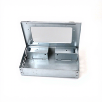 Piège à souris professionnel multi-captures en métal avec fenêtre transparente, boîte de capture vivante et humaine pour ferme et jardin
