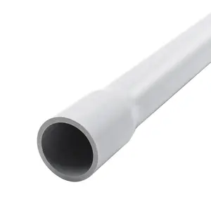 Conduit fabricante horário 40 pvc rígido antimetálico 2 polegadas tubo elétrico padrão canadano