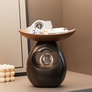 Organizador de Llaves para Entrada, Bandeja Decorativa con Letrero de Bienvenida, Almacenamiento Moderno y de Lujo para la Mesa de la Entrada - Product Image 2
