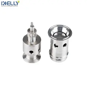 Sanitary Tri Clamp Adjustable Tank Pressure Vacuum Relief Valve SS304 Breather Valve