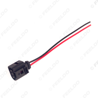 Konektor Listrik Otomotif 2-pin Female Dengan Kabel Pigtail Pra-terpasang untuk Kendaraan VW/Audi/Skoda/Seat