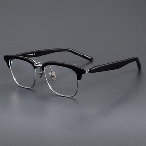 M96 קלאסי אצטט מסגרת אופטית באיכות גבוהה אופנה מוצק משקפיים לגברים ולנשים - Product Image 1