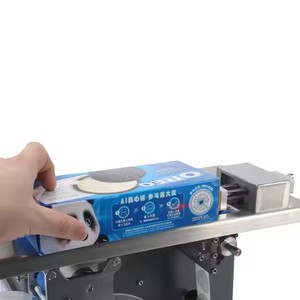 Electric Full-Automatic Labeling <b>Machine</b> for Bottles 90 Degrees Incline on Carton Drawings PLC Components Paper Packaging - Product Image 2