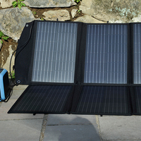 Vente flash : panneau solaire portable pliable pour la production d'énergie solaire, chargeur de panneau solaire, couverture solaire 100w 200w, panneau solaire portable pliable