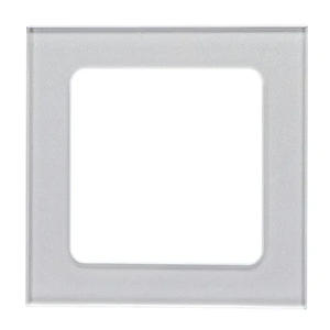 Plaque murale en verre, 1 clé, couleur argent, idéale pour contrôler l'éclairage dans les maisons et les bureaux. - Product Image 3