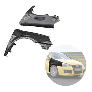 Guardabarros Delanteros de Fibra de Carbono para Volkswagen Gol GTI 2002-2006, Color Negro, Estilo de Alta Calidad - Product Image 1