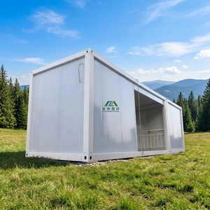 Edificio Modular de Oficinas y Apartamentos de Lujo Portátil de 20 pies, con Paneles Sándwich de Acero, Contemporáneo, Prefabricado, Desmontable, Tipo Contenedor - Product Image 1