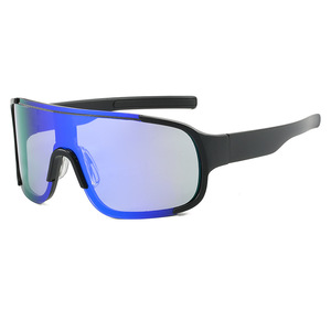 Sports Goggles <b>Black</b> <b>Frame</b> PC Lens UV400 Protection Outdoor Cycling Hiking Mountaineering Sun Protection Glasses - Product Image 2