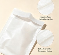 Sac en papier glassine classique biodégradable, imprimé à l'écran, auto-adhésif, avec logo personnalisé, pour l'emballage de vêtements (chemises)