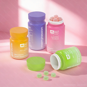 Factory Price Manufacturer Logo Customized Food Grade Empty Medicine Capsule <b>Bottle</b> Packaging PET Plastic Pill <b>Bottles</b> - Product Image 6