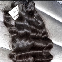Lot de Cheveux Humains Indiens Bruts en Gros, Tissage de Cheveux Vierges Bruts à Cuticules Alignées, Extensions de Cheveux Humains Double Trame Économiques