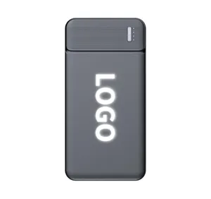 Customized Logo LED LOGO Gift Power Bank 10000mah Powerbank Promotion Marketing Gift