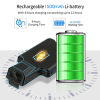 Escáner de Códigos de Barras y Códigos QR Inalámbrico 2 en 1, Potente y Portátil, Compatible con IOS y Android