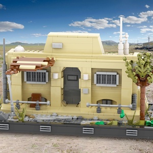 Space Wars <span class=keywords><strong>The</strong></span> Mandalorian Petite maison Mini Action sans figurine Ensembles de blocs de construction Jouets Kit de construction MOULD KING - Product Image 5