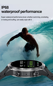 Siêu Relogio 2-Trong-1 Thông Minh Đồng Hồ Cho Nam Giới Amoled Hiển Thị Ban Đầu Lửa Boltt Cuộc Gọi Email Nhắc Nhở Ngủ Tracker Hoạt Động Tracker - Product Image 5