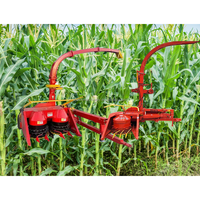 Moxin Offre Spéciale machine à couper l'ensilage à double séquence tracteur à montage latéral récolteuse de fourrage pour le maïs