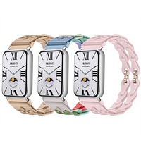 Compatible avec Band 10 Pro et Redmi Watch 6, bracelet de montre en silicone gel ajouré élégant avec boucle en forme de D.