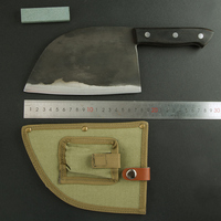 Xingye couteaux de chasse de haute qualité, lames de couteaux faits à la main, couteau de cuisine en acier inoxydable avec étui en cuir