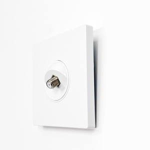 Plaque murale A6 en acier bronze pour port satellite incliné, type F, pour transmission de signal <span class=keywords><strong>TV</strong></span> satellite - Product Image 6