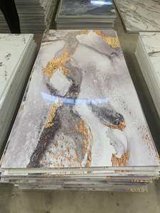 Tablero UV a prueba de humedad 1220*2440, hoja de PVC, colores de mármol impermeables para aplicaciones de paredes interiores, Material plástico - Product Image 4