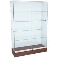 Hot Selling Economic Full View Rahmenlose Glas vitrine Wand vitrine Schrank für Einzelhandel geschäfte Geschäfte Display