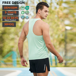 Camiseta sin Mangas de Algodón Grueso con Logotipo Personalizado, Camiseta Básica Informal de Verano, Suave, para Gimnasio, Fitness, Ropa Deportiva Premium para Hombre - Product Image 1