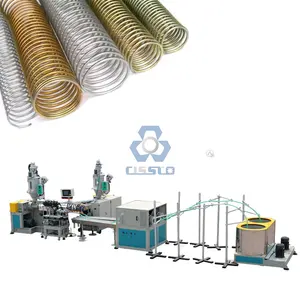 Made In China Pvc Gegolfd Spiraal Pijp Extruderen Machine