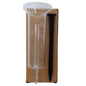 Vente en gros de jauge à pluie moderne en plastique ABS de 250 ml pour l'extérieur, design transparent résistant aux intempéries pour le jardin - Product Image 5