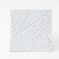 Panneaux acoustiques en polyester à fentes de diverses conceptions, panneaux muraux insonorisants rainurés pour bars, KTV et salles de réunion