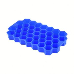 Moule en silicone alvéolé 37 cavités réutilisable pour glaçons et crème glacée, qualité alimentaire antiadhésive pour fêtes et événements - Product Image 1