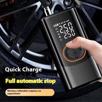 NCFKOS Pompe à air portable électrique pour véhicule domestique, mini-dispositif de gonflage de pneus sans fil à chargement portable