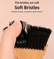 Ensemble de bols à teinture en bois professionnels pour salon de coiffure avec logo personnalisé, outil de coiffure, outils de nettoyage domestiques, brosse de nettoyage pour la maison et le jardin