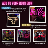 Letras de Neón LED Personalizadas, Letreros Decorativos, Resistentes al Agua IP65, Enchufables, Multicolores, Envío Directo, Personalizados para Eventos