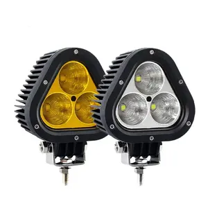 Lampu bulat 4x4 traktor terang grosir lampu kerja Led kendaraan mobil 24 Volt 50w 4 inci 12V