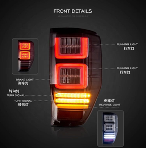 Cho Ranger 2015 + New Ranger phía sau đèn <span class=keywords><strong>Led</strong></span> Đuôi đèn phía sau ánh sáng xe ánh sáng phụ kiện xe hơi - Product Image 2