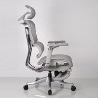 Chaise de bureau pivotante ergonomique avec support lombaire en maille, livraison transfrontalière en 10 jours, accoudoirs réglables 7D, structure métallique