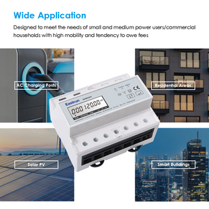 Eastron SDM530Y trifase <span class=keywords><strong>4</strong></span> filo RS485 Modbus controllo del carico funzione di allarme Smart prepagato misuratore di energia con <span class=keywords><strong>Software</strong></span> EEM - Product Image 5