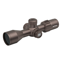 Spina Optics 3-12X44 Zero Stop Lunette de chasse et accessoires Télescope à verre gravé Visée à premier plan focal