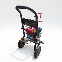 Nueva Hidrolavadora de Alta Presión Diésel de Grado Comercial, 4 HP, 35 kg, Portátil, 590 mm, Equipo Forestal, Herramienta de Limpieza y Tala