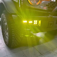 Carré Mini 20w Haute Puissance Led Travail Lampe 12v 24v Offroad Utv Atv Led Conduite Lumière Camion Tracteur Remorque 3 Pouces Pods Combo Lumière