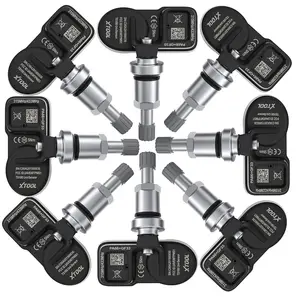 Sensor Tpms programable Westbay con herramienta gratuita para coche 433MHz + 315MHz Sensor de sistema de monitoreo de manómetro de neumáticos TPMS universal